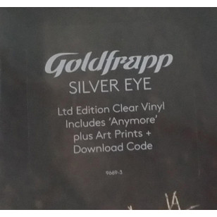 Goldfrapp - Silver Eye Clear Vinyl LP Gatefold, Limited Edition (2017 US) ***READY TO SHIP from Hong Kong***